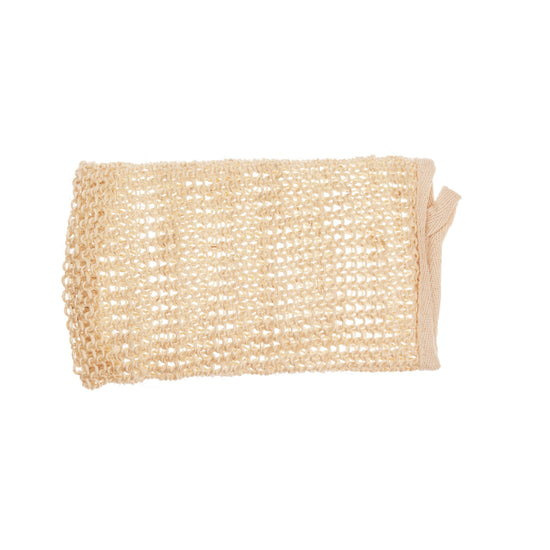 Massagehandschuh, Sisal, gestrickt, 22cm