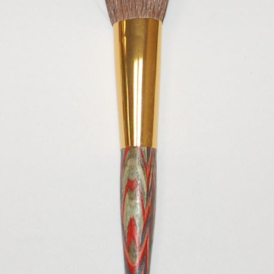 Rougepinsel, schmal, Goldzwinge, bunt, Ziegenhaar, 17cm
