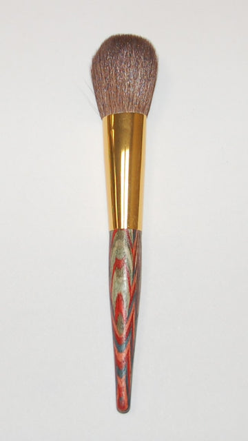 Rougepinsel, schmal, Goldzwinge, bunt, Ziegenhaar, 17cm