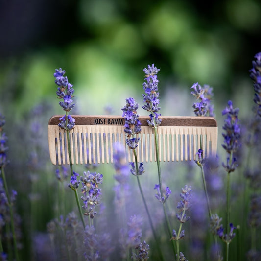 Pocket comb, wood, medium, 14cm