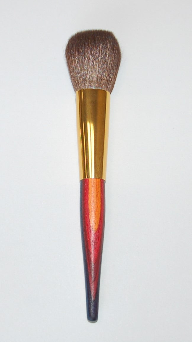 Rougepinsel, schmal, Goldzwinge, bunt, Ziegenhaar, 17cm