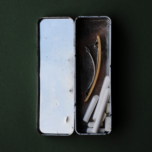 Haarspange, schmal, verschiedene Naturhölzer, Schließe 10cm