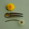Haarnadel, kurz, Horn, 2-zinkig, 10cm