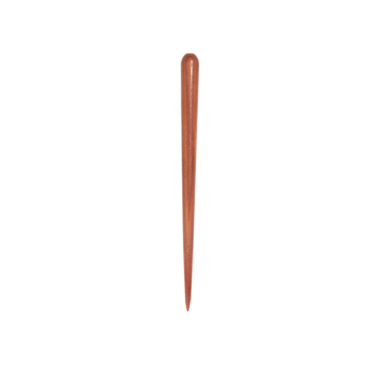 Haarstab, konisch, verschiedene Naturhölzer, ca. 14cm