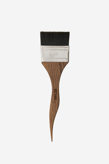 Färbepinsel, Nussbaum geölt, vegane Kunstborste, Breite 60mm, 23cm