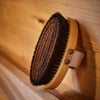 Body Ionic Brush, "Klosterbürste", Buche, Bronzedraht mit Rosshaar, 14cm