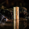 Brosse à ongles, bois d'olivier, poils de sanglier, 9,5cm