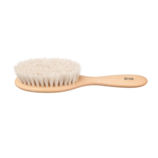 Babybürste, Buche, weiches Mähnenhaar vom Pferd, 18,5cm