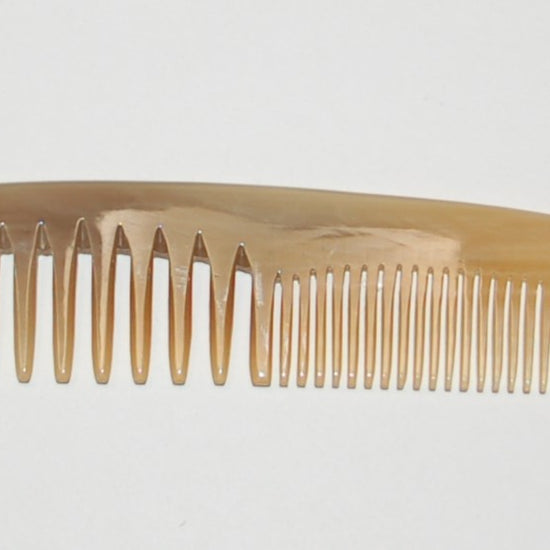 Frisierkamm, Horn, extra grob-grob, 15,5cm