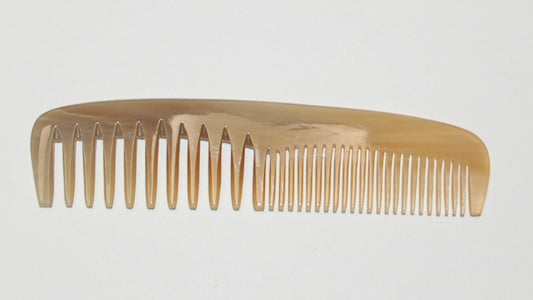 Frisierkamm, Horn, extra grob-grob, 15,5cm