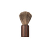 Shaving brush, cylindrical, laminated colored wood, badger hair, 9.5cm