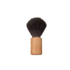 Shaving brush, cylindrical, natural (cherry, beech, walnut), vegan synthetic hair, 10cm