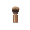 Blaireau, conique, noyer avec placage, poil de blaireau, 10cm