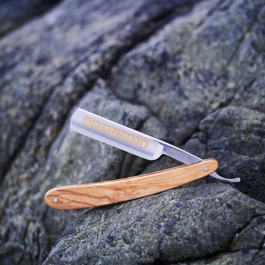 Straight Razor, Olive Wood, Solingen Steel, Hollow Ground, 15.5cm