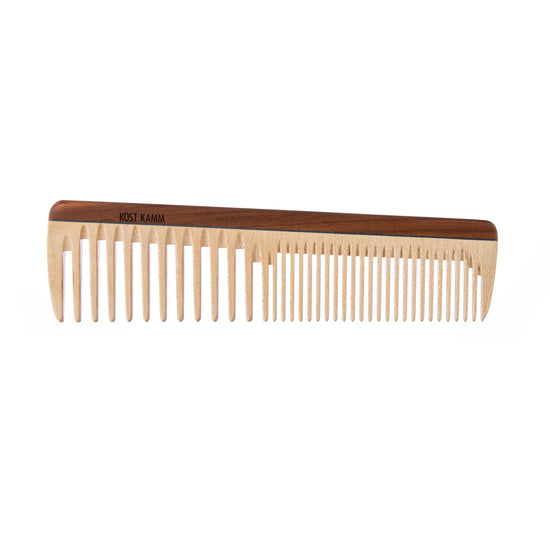 Frisierkamm, Holz, breit-mittel, 19cm