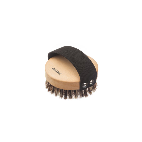 Massagebürste, rund, Buche, Sisalborste mit Rosshaar, d=8cm