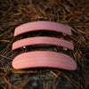 Barrette, bois de placage uni avec accent finement contrasté, fermoir 10cm