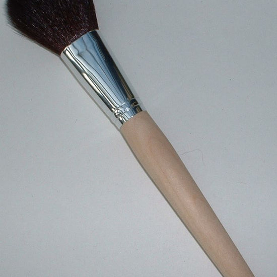 Puderpinsel, schmal, Ahorn, feinstes Ziegenhaar