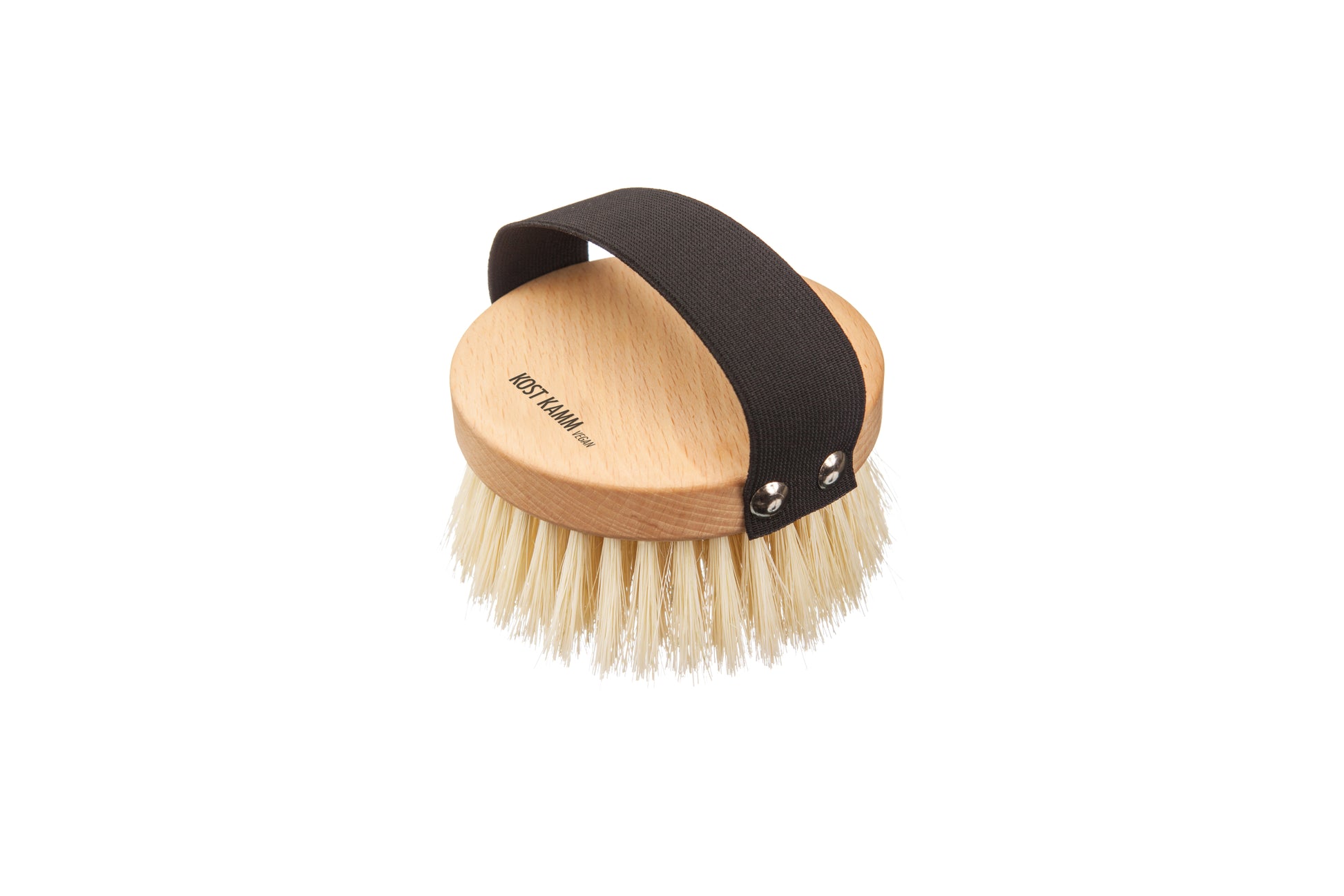 Massagebürste, rund, Buche, lange vegane Sisalborsten, d=10cm