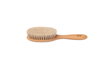Babybürste, Buche, weiches Ziegenhaar, 18,5cm