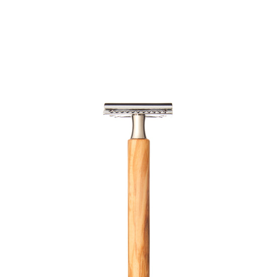 Rasierapparat, zylindrisch, Olive, klassisch, 13,5cm