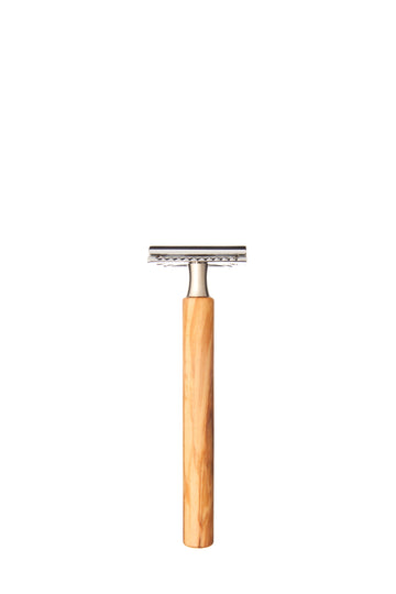 Rasierapparat, zylindrisch, Olive, klassisch, 13,5cm
