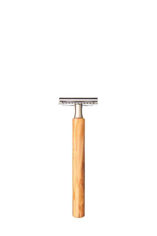 Rasierapparat, zylindrisch, Olive, klassisch, 13,5cm