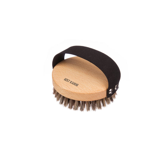 Massagebürste, rund, Buche, Sisalborste mit Rosshaar, d=10cm