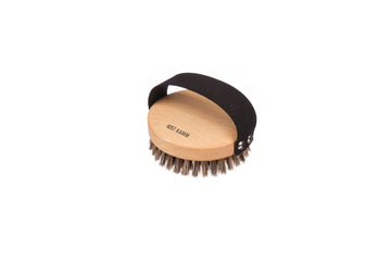 Massagebürste, rund, Buche, Sisalborste mit Rosshaar, d=10cm