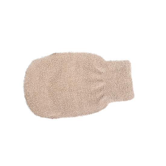 Massagehandschuh, Leinen gestrickt, GOTS zertifiziert, 22cm