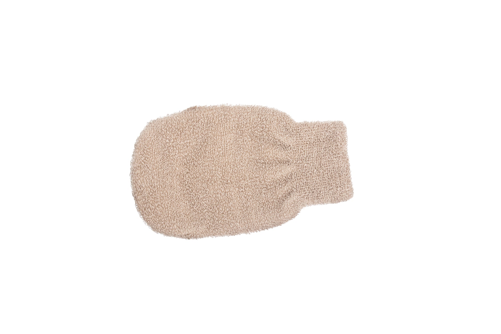 Massagehandschuh, Leinen gestrickt, GOTS zertifiziert, 22cm