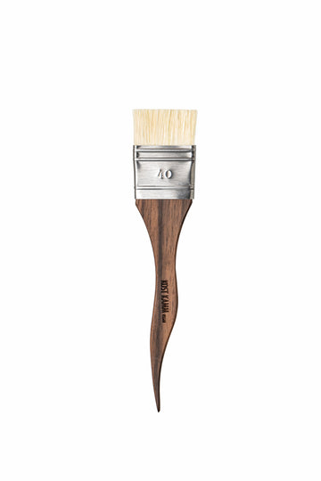 Färbepinsel, Nussbaum, vegane Sisalborste, Breite 40mm, 18cm