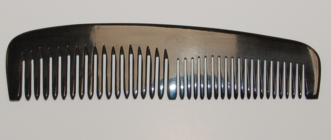 Frisierkamm, Horn, grob-fein, 19cm