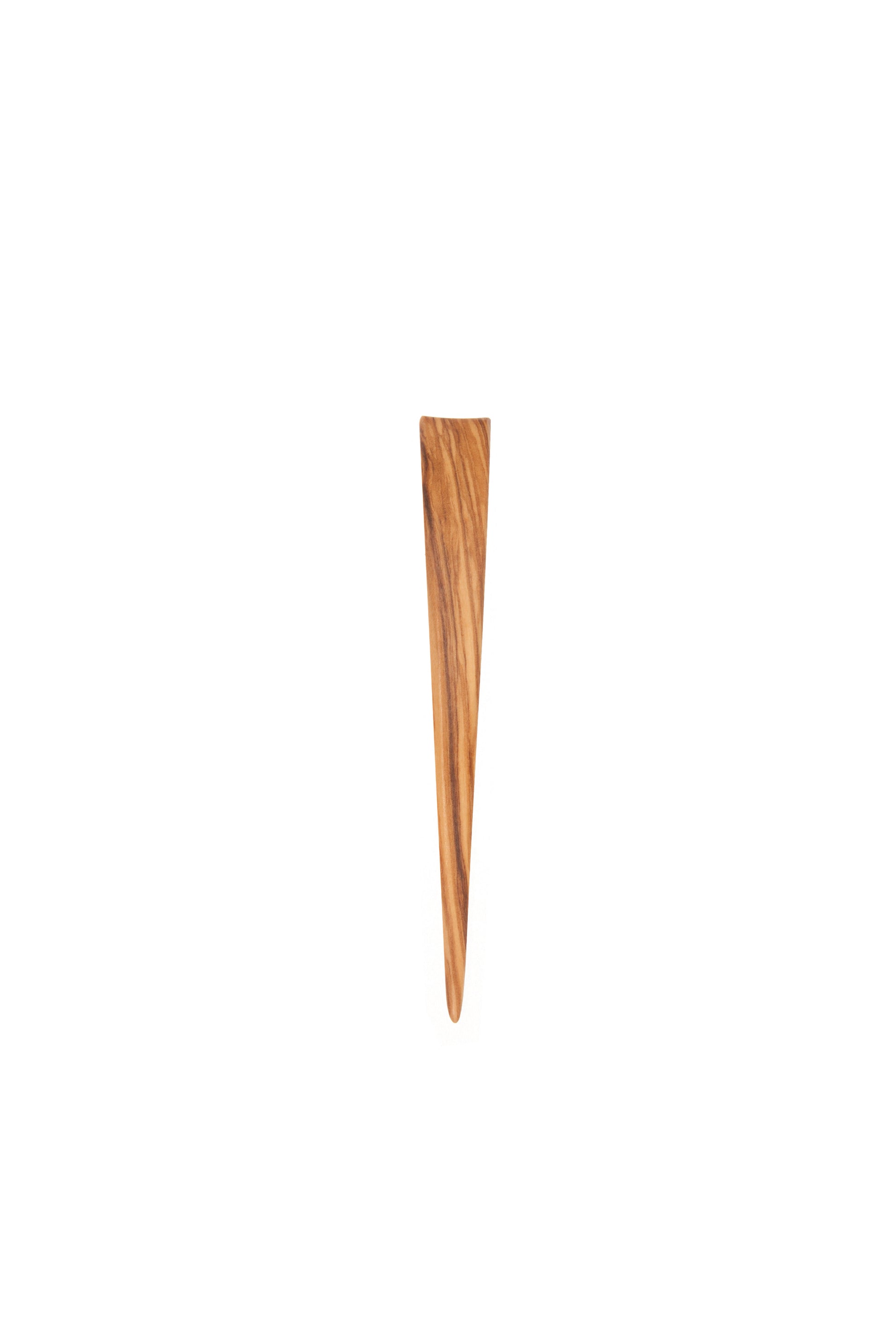 Haarstab, S-förmig, verschiedene Naturhölzer, ca. 14cm