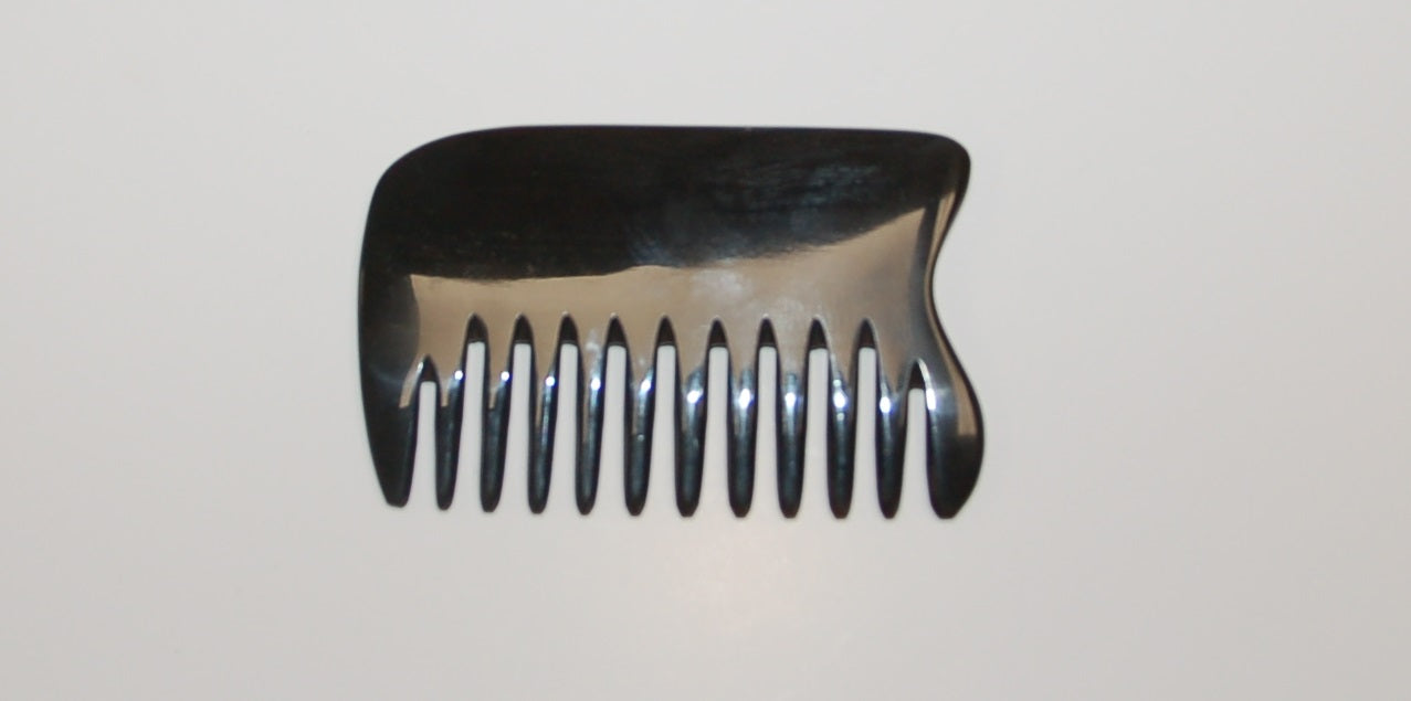 Guashan, Massageschaber, Wasserbüffelhorn, 10x6cm, GUA1
