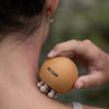 Balle de massage fascia, hêtre, picots ronds en bois, d=6cm
