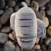Hair clip, colorful laminated wood, clasp 8cm