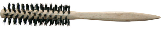 Fönbürste, 32mm, Buche hell, harte Wildschweinborste mit Abteilspitze