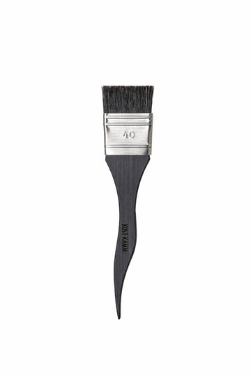 Färbepinsel, Schichtholz, schwarze Wildschweinborste, Breite 40mm, 18cm