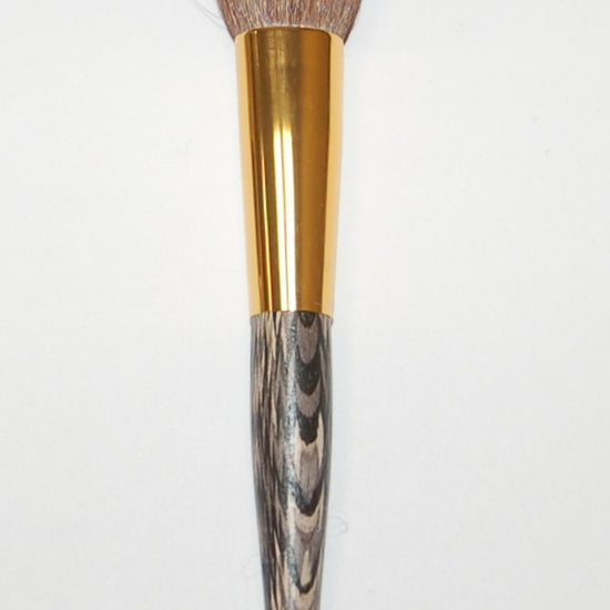 Rougepinsel, schmal, Goldzwinge, bunt, Ziegenhaar, 17cm