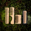 Pocket comb, wood, fine, 14cm