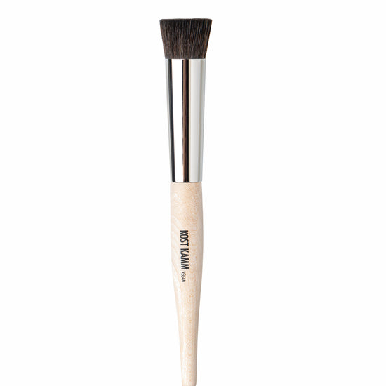 Kabuki Make-up-Pinsel, konischer Griff, Ahorn, veganes Kunsthaar, Haarl. 25mm, gerader Kopf, 17cm