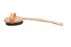 Body Ionic Brush, "Klosterbürste" mit Stiel, Buche, Bronzedraht mit Rosshaar, 45cm