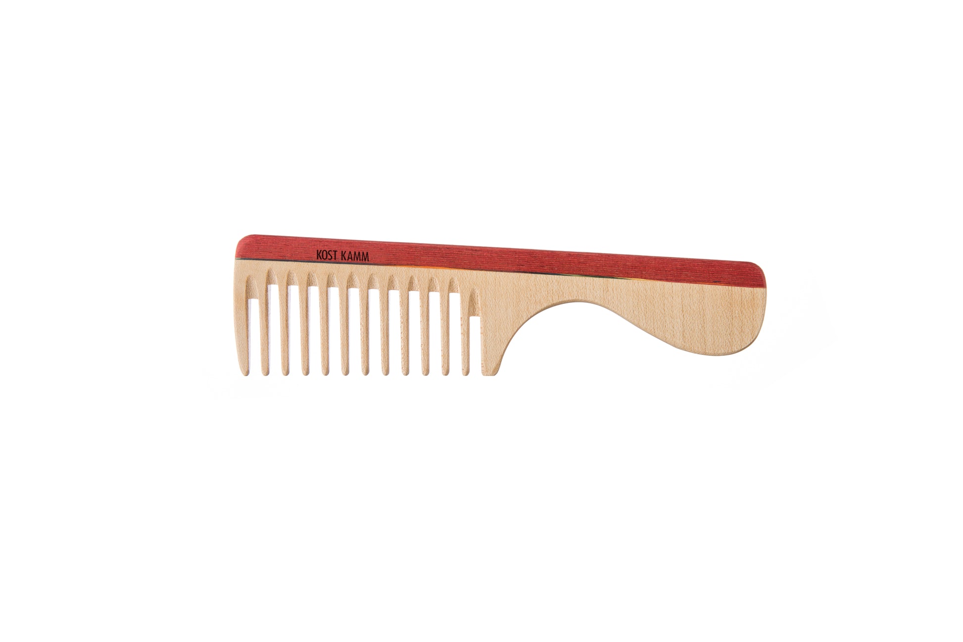 Griffkamm, Holz, bunt, breit 19cm