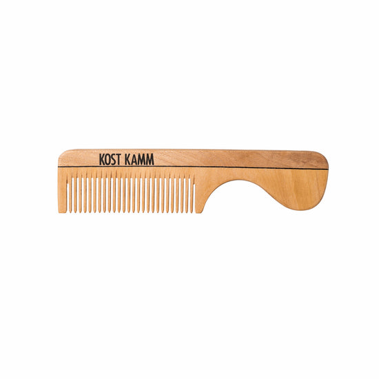 Bart-Griffkamm, Holz, fein, 12cm
