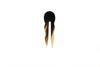 Haarnadel, kurz, gewellt, Horn, 2-zinkig, 10cm