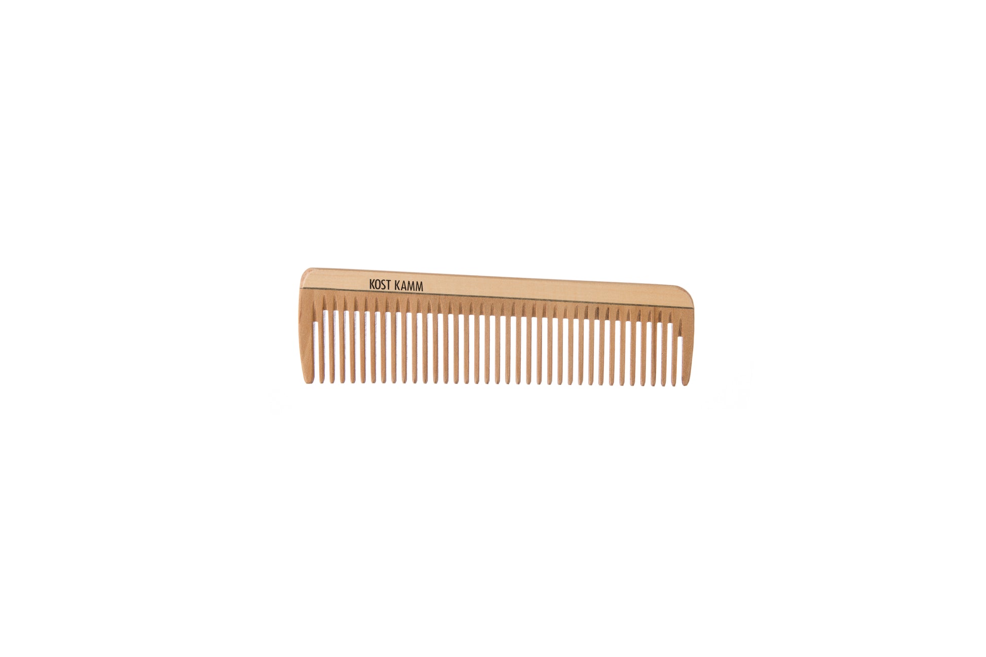 Taschenkamm, Holz, mittel, 14cm