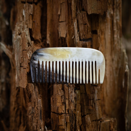 Mini Pocket Comb, Horn, Medium, 8cm