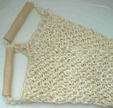 Massageband, Sisal geflochten mit Holzgriff, 3350A