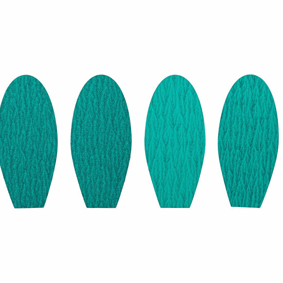 Schleifpads, 2 Sets mit Körnung 100/150, wasserfest für Pedikürfeile, 10cm